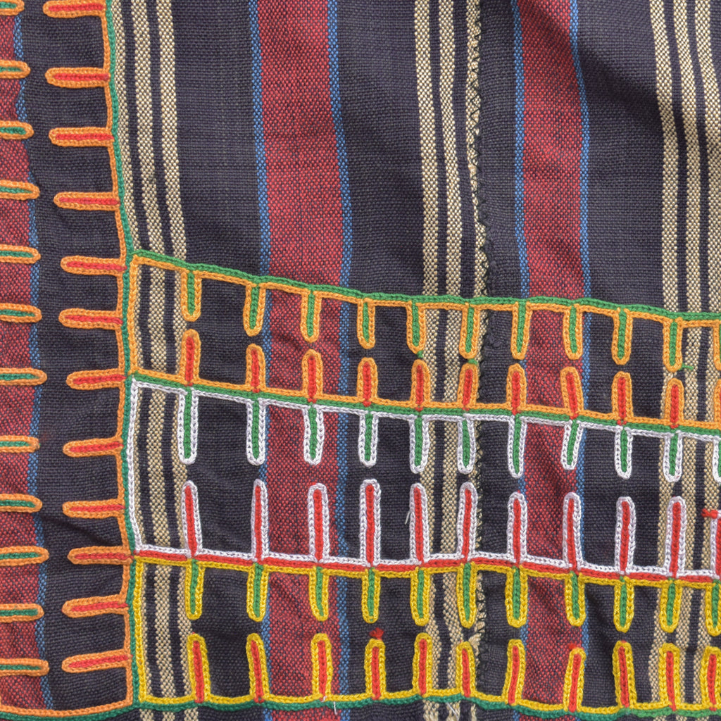 Wodaabe Bororo Indigo Embroidered Textile 37x59 inches