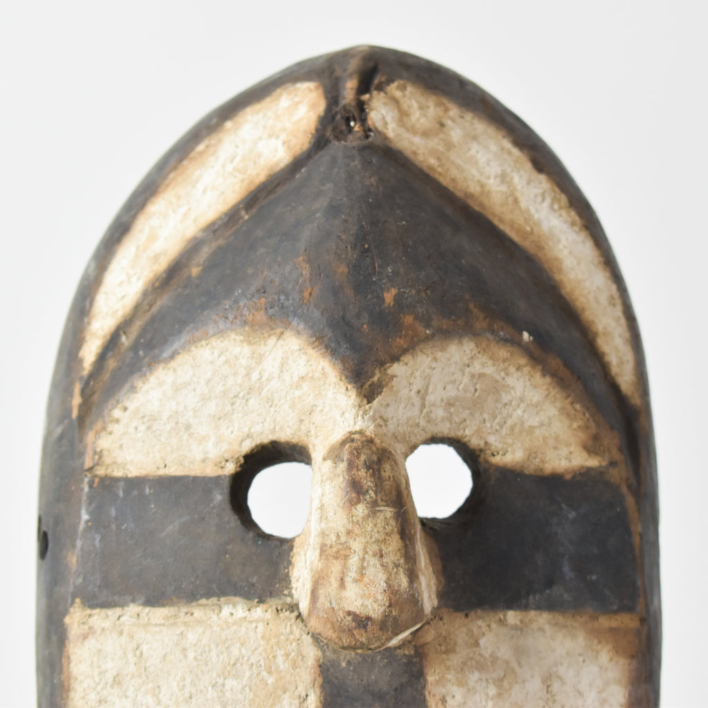 Kumu Painted Wooden Mask Congo