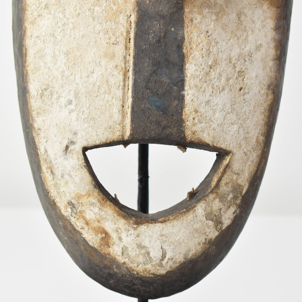 Kumu Painted Wooden Mask Congo