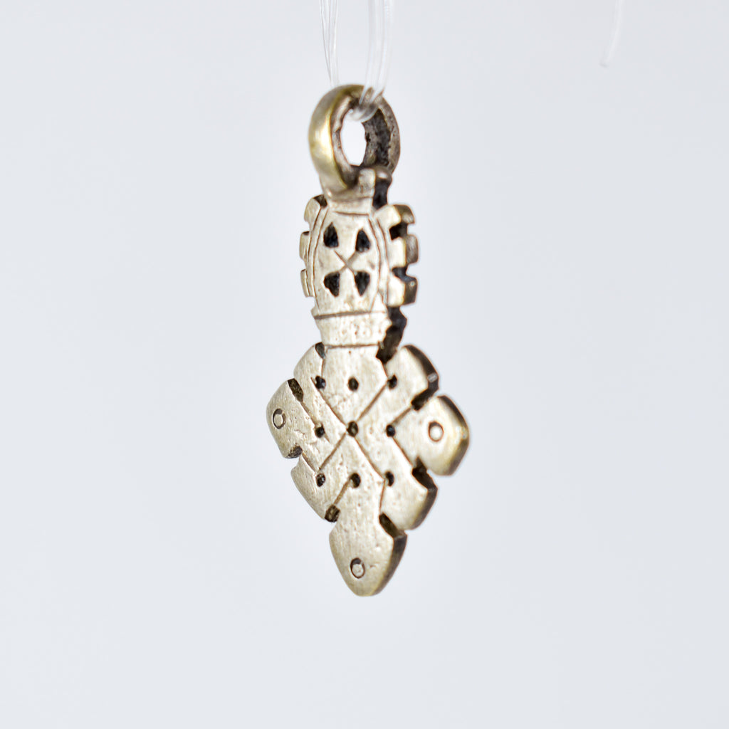 Silver Coptic Cross Pendant Ethiopia