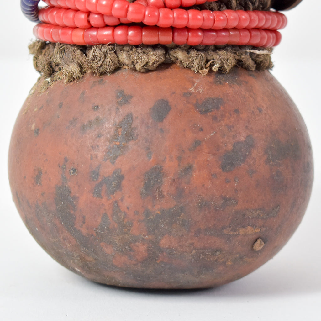 Nyamwezi Beaded Fertility Doll Gourd Tanzania