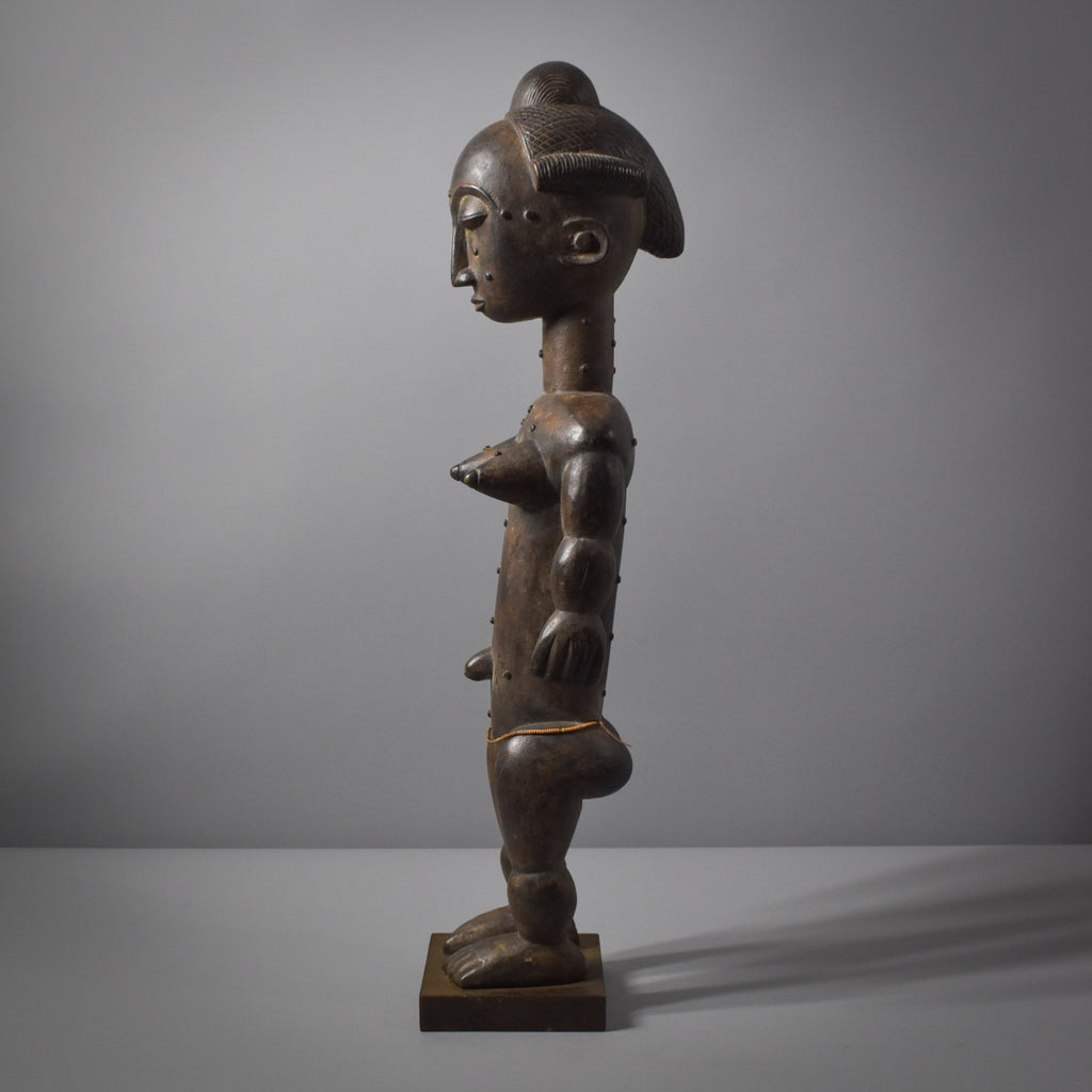 Anyi Attye Female Figure On Base Côte d'Ivoire