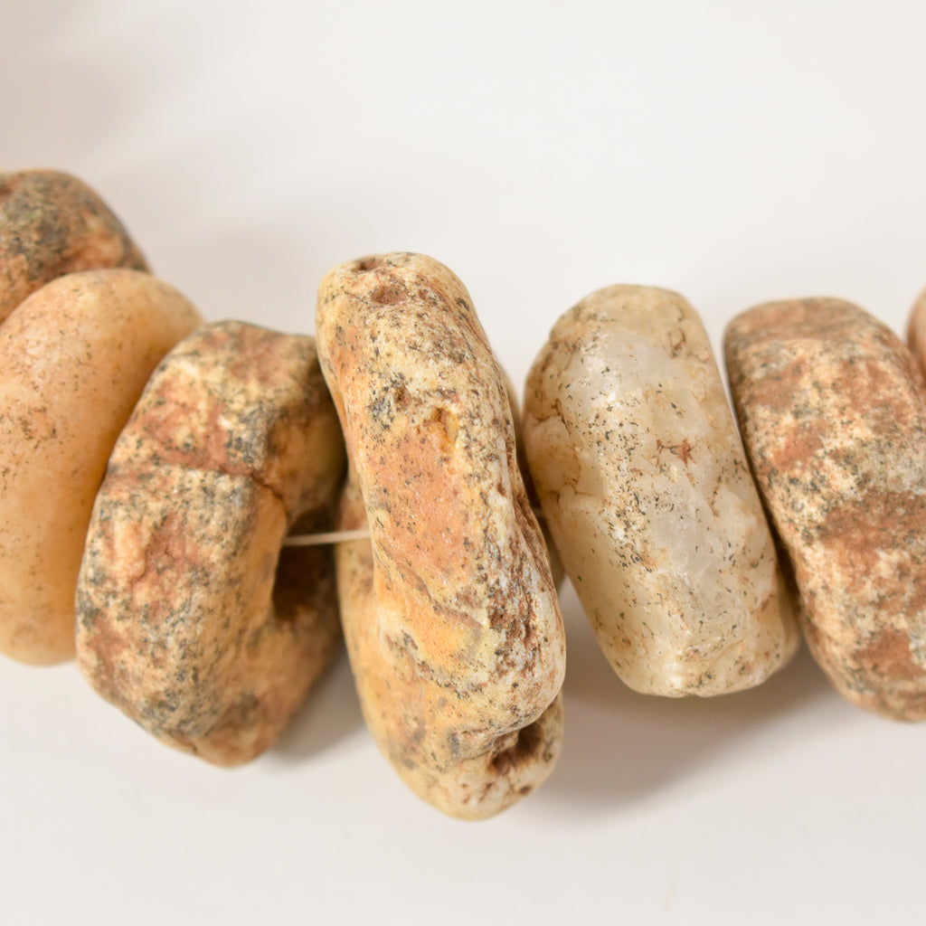 Granite Stone Beads X-Large Togo 36 inch