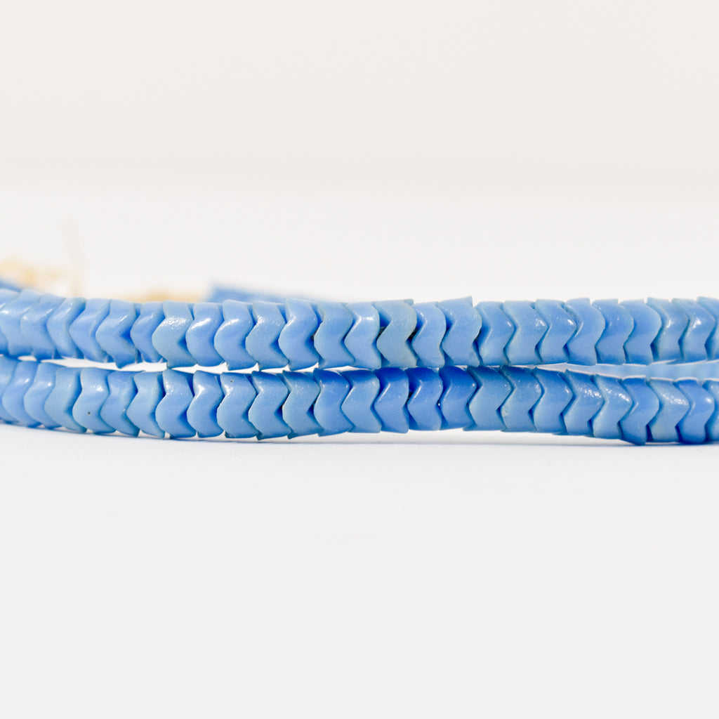 Blue Snake Interlocking Trade Beads