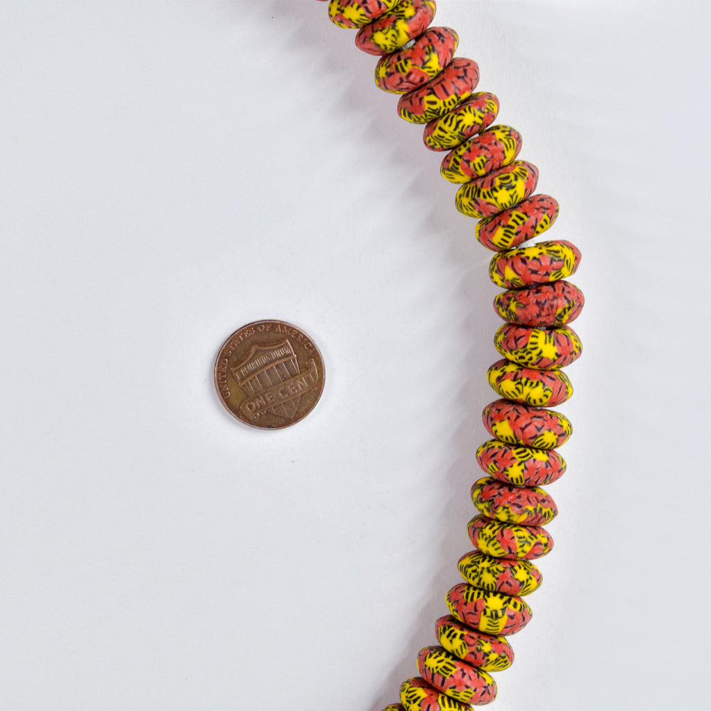 Fancy Krobo "Recycled" Powder Glass Trade Beads