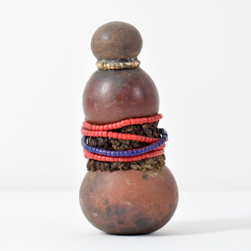 Nyamwezi Beaded Fertility Doll Gourd Tanzania