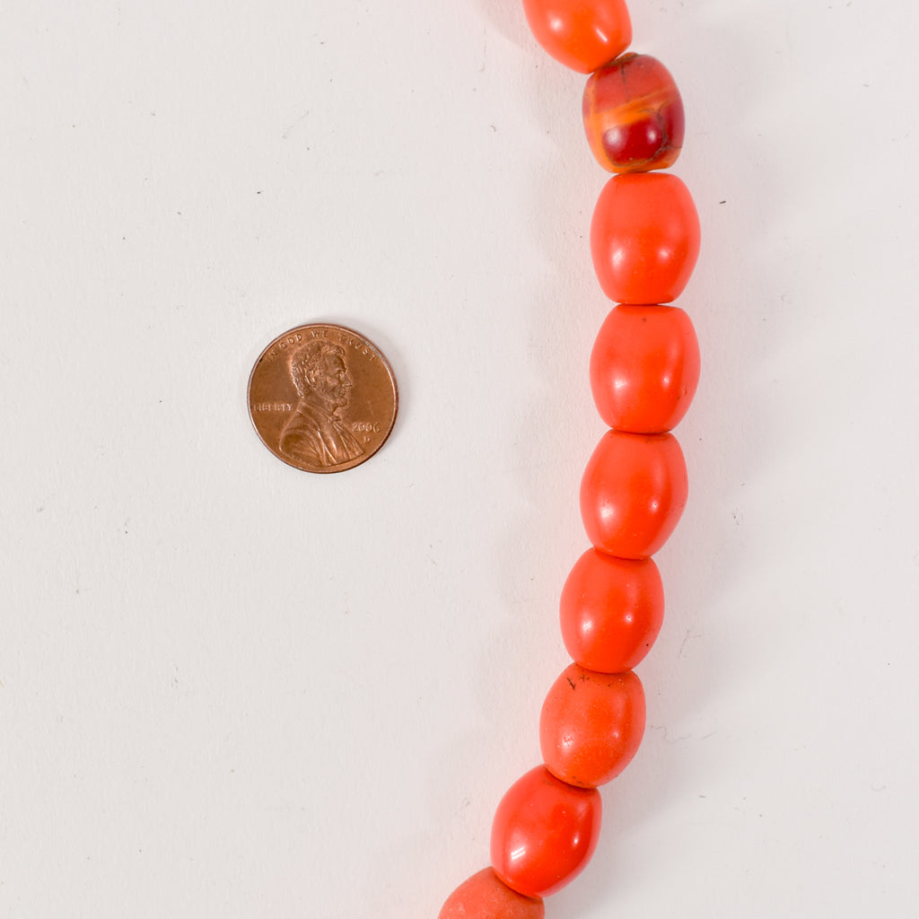 Orange Bohemian Trade Beads