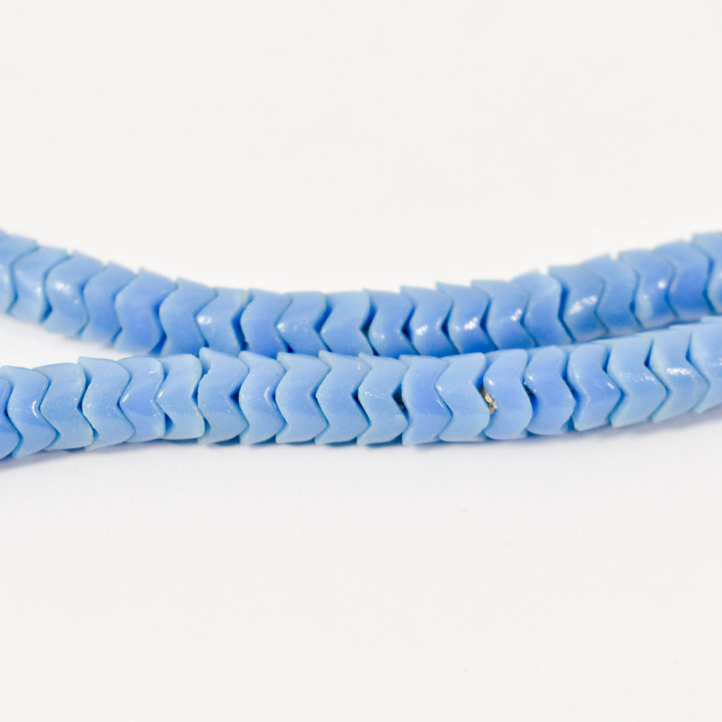 Blue Snake Interlocking Trade Beads