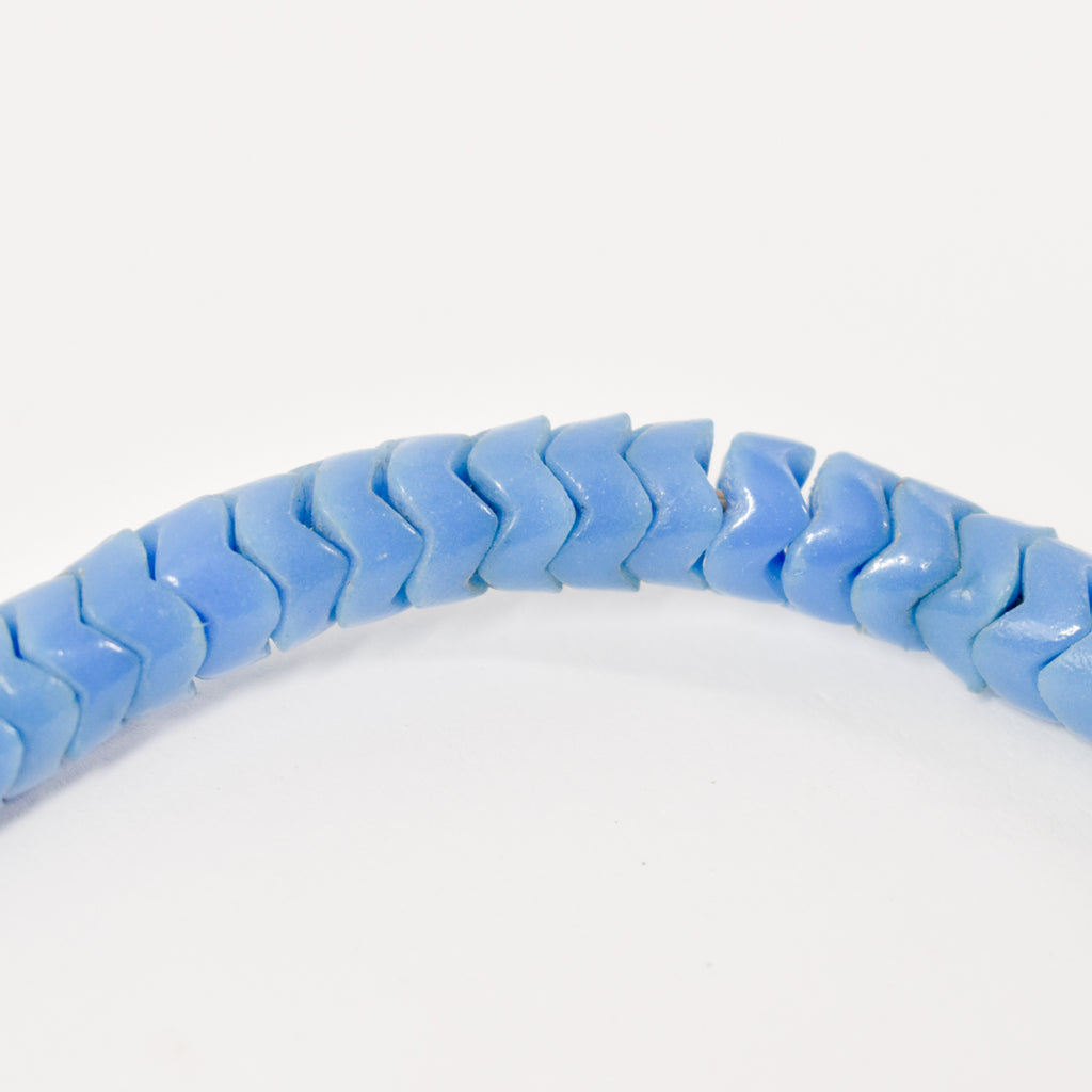 Blue Snake Interlocking Trade Beads