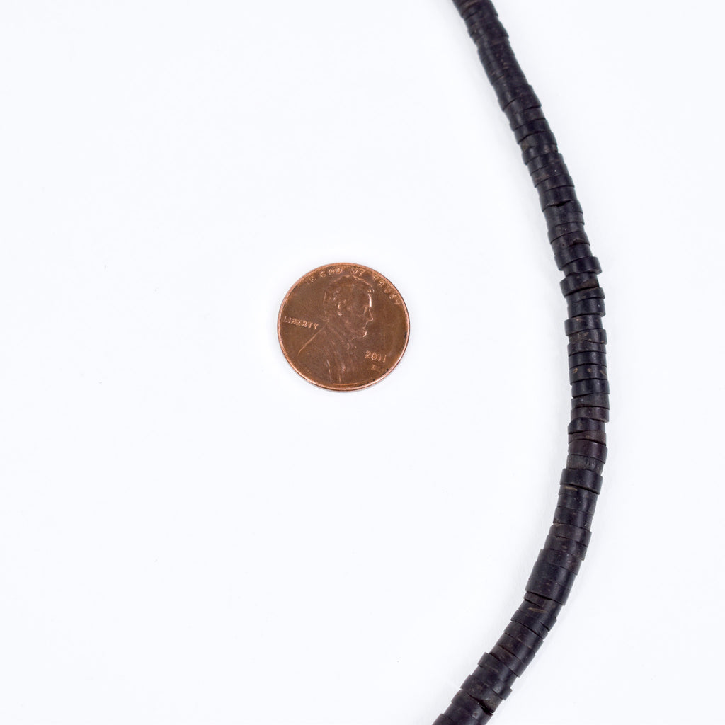 5 Strands Coconut Shell Heishi Beads