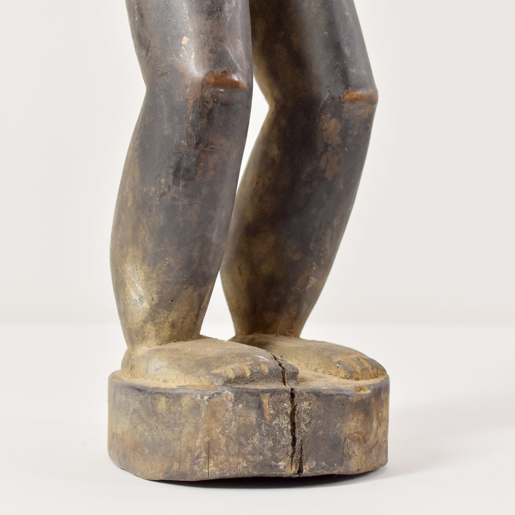 Baule Standing Female Figure Côte d'Ivoire