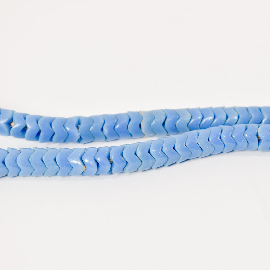 Blue Snake Interlocking Trade Beads