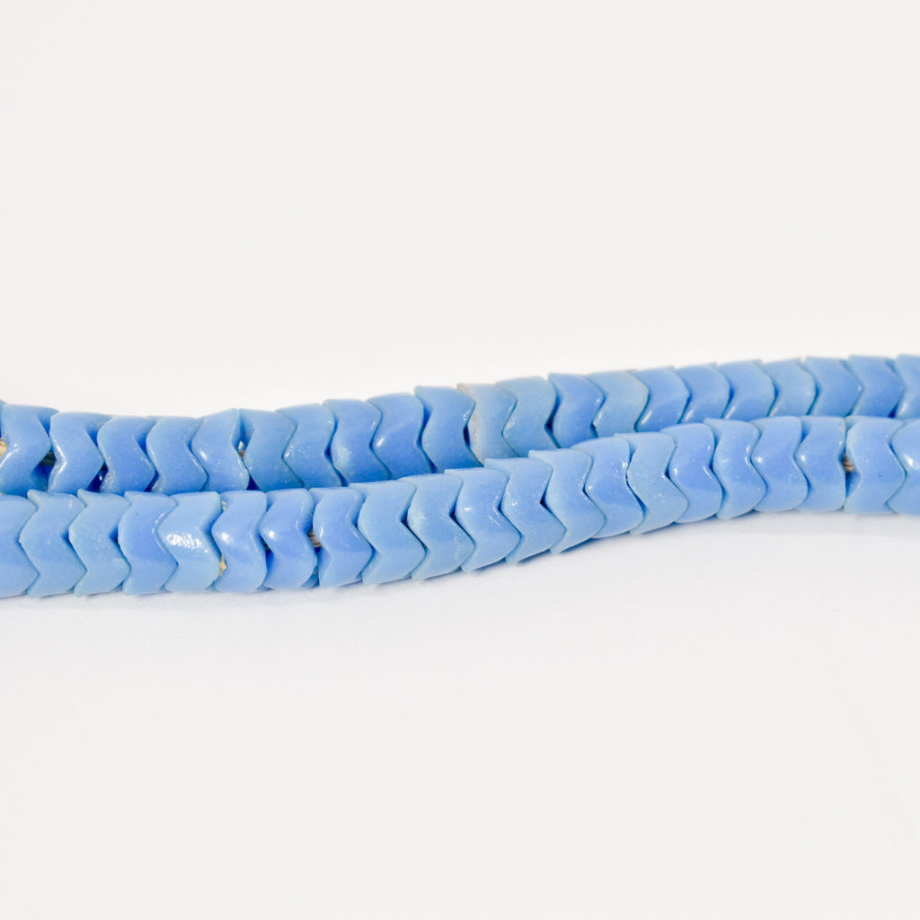 Blue Snake Interlocking Trade Beads