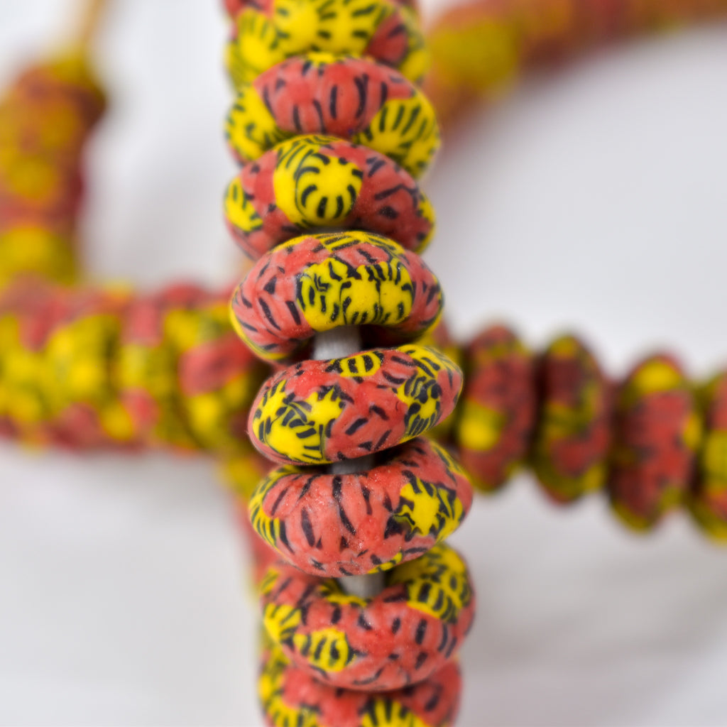 Fancy Krobo "Recycled" Powder Glass Trade Beads