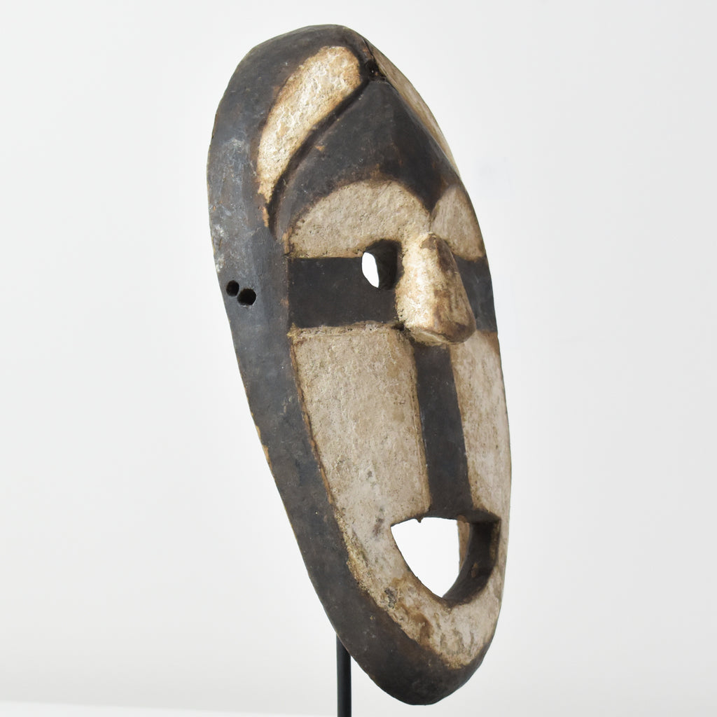 Kumu Painted Wooden Mask Congo