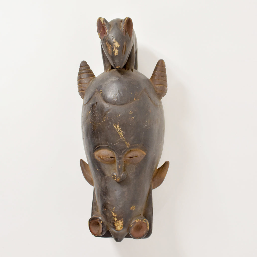 Baule Wild Boar Animal Mask Côte d'Ivoire