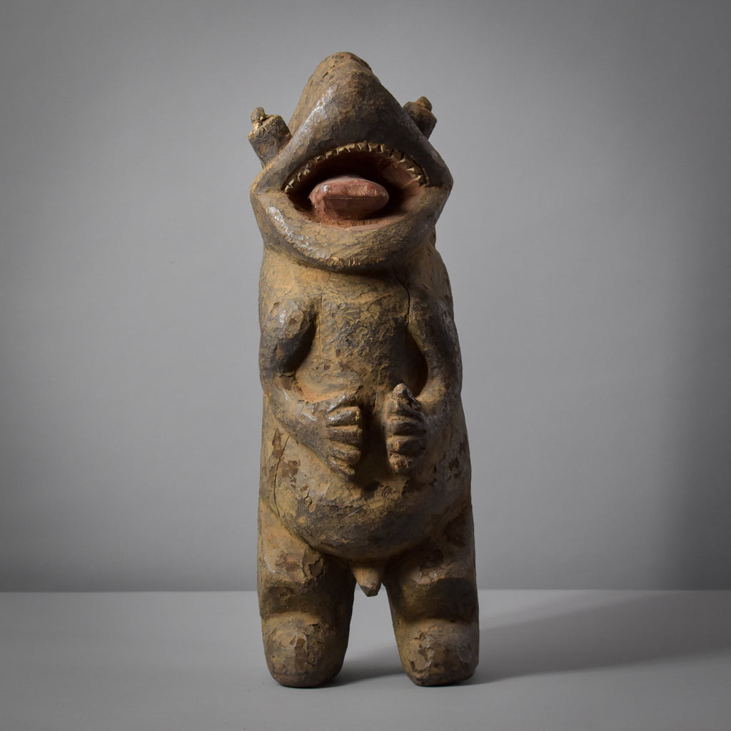 Mambila Crocodile Figure Tadep Cameroon