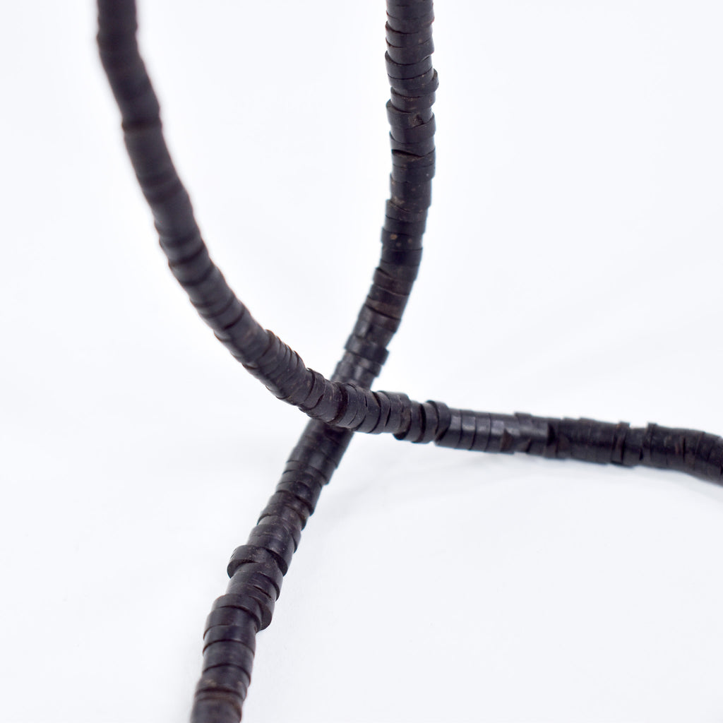 5 Strands Coconut Shell Heishi Beads