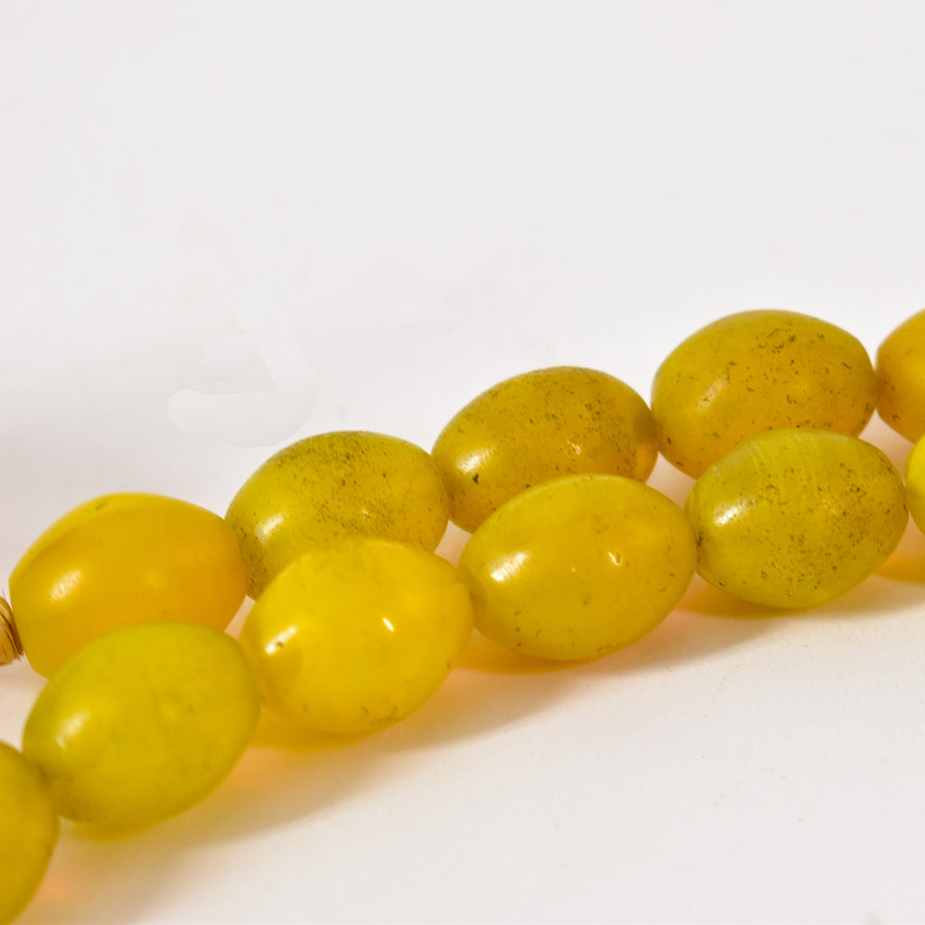 Yellow Pigeon Egg Venetian Trade Beads