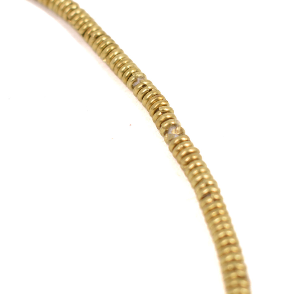 Gold Ethiopian Heishi Beads
