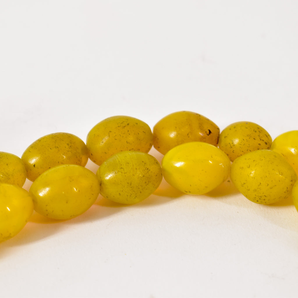 Yellow Pigeon Egg Venetian Trade Beads