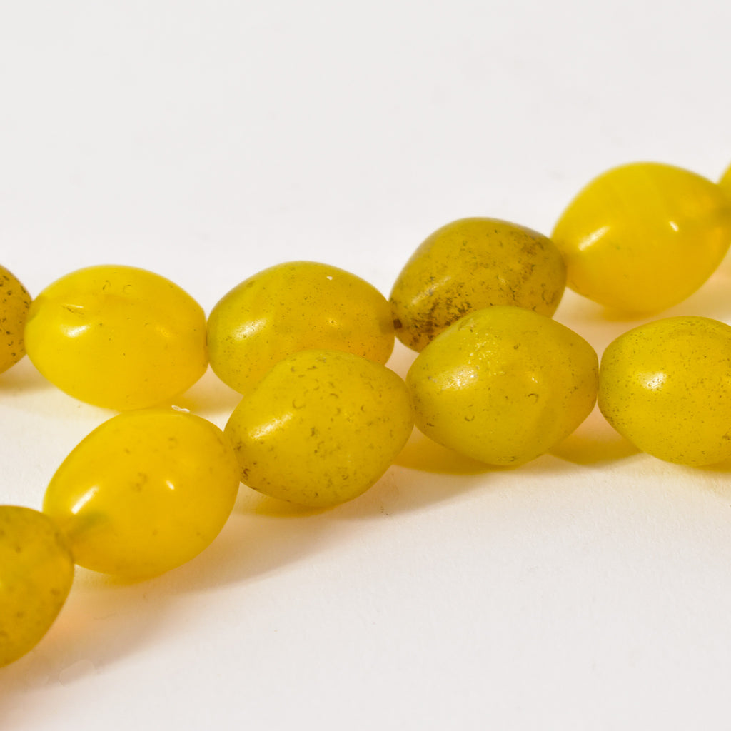 Yellow Pigeon Egg Venetian Trade Beads