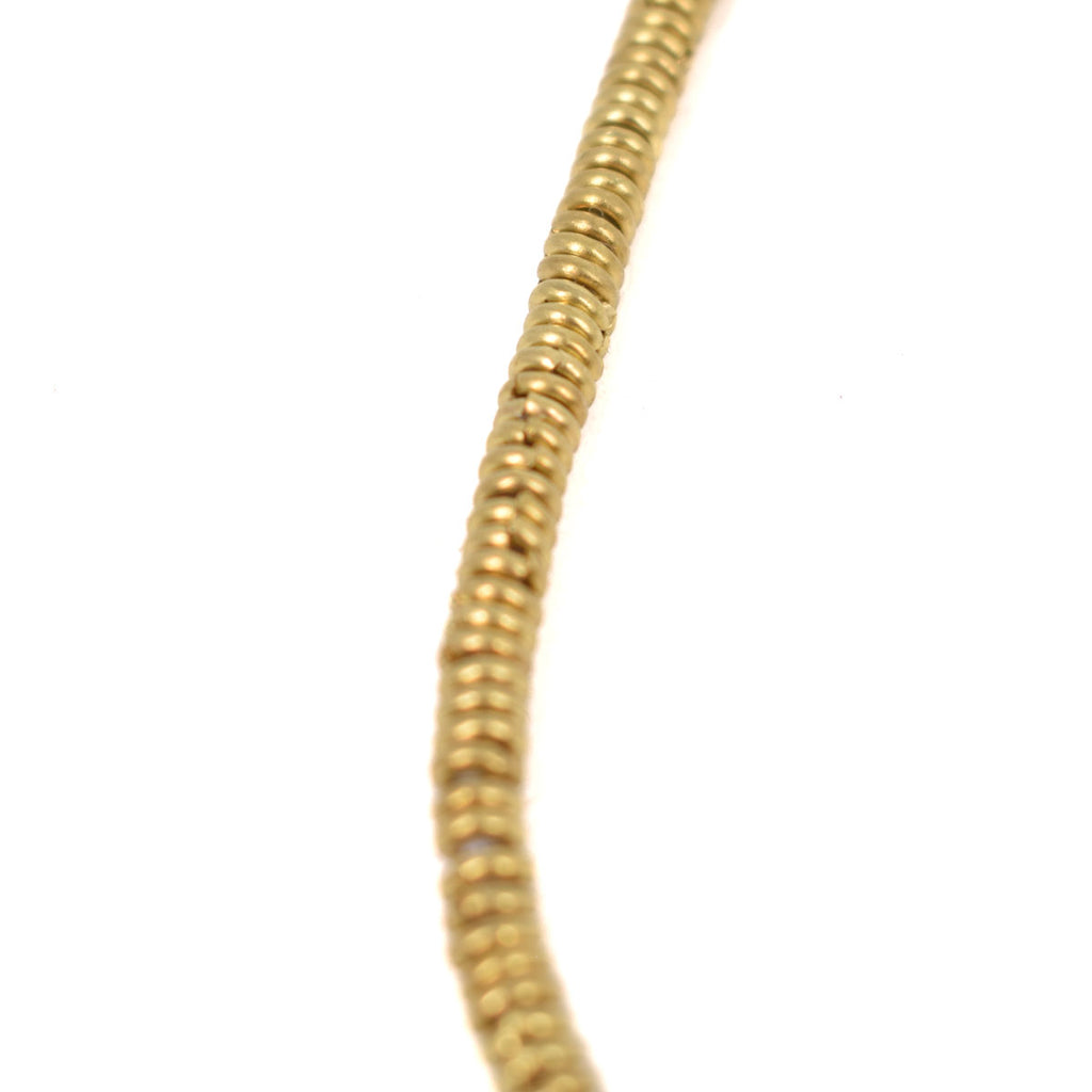 Gold Ethiopian Heishi Beads