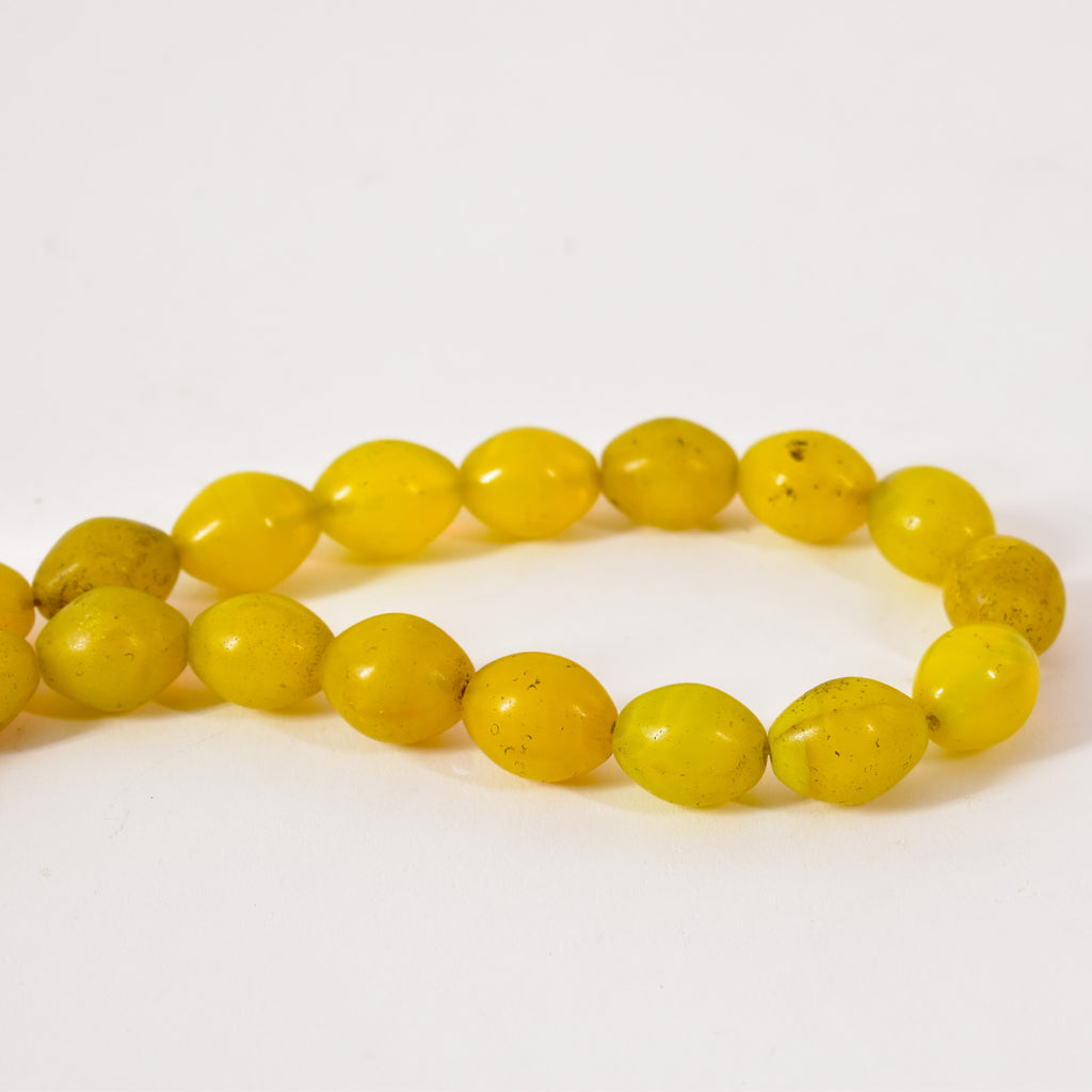 Yellow Pigeon Egg Venetian Trade Beads