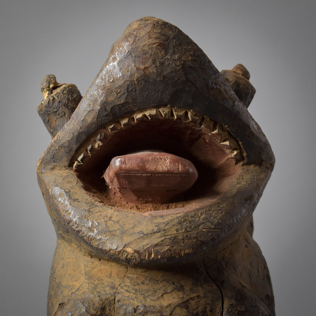 Mambila Crocodile Figure Tadep Cameroon