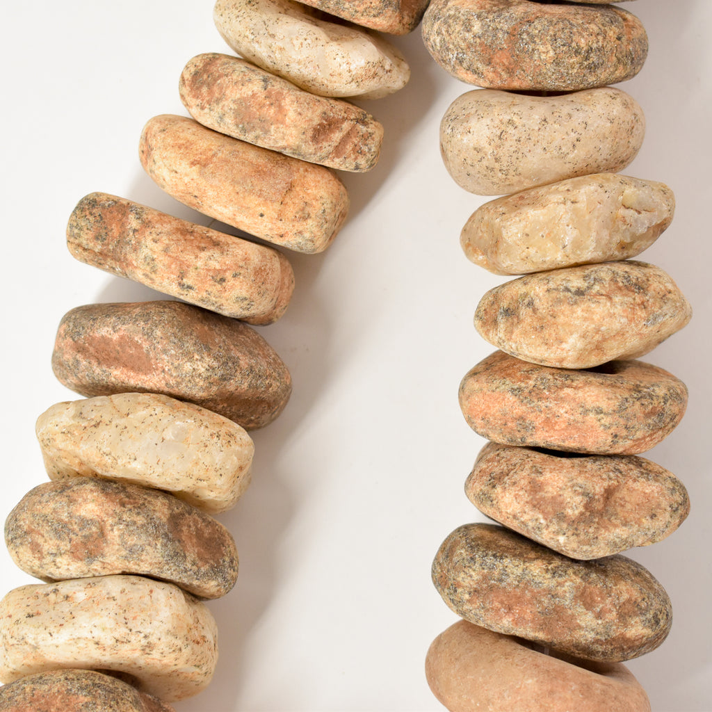 Granite Stone Beads X-Large Togo 36 inch