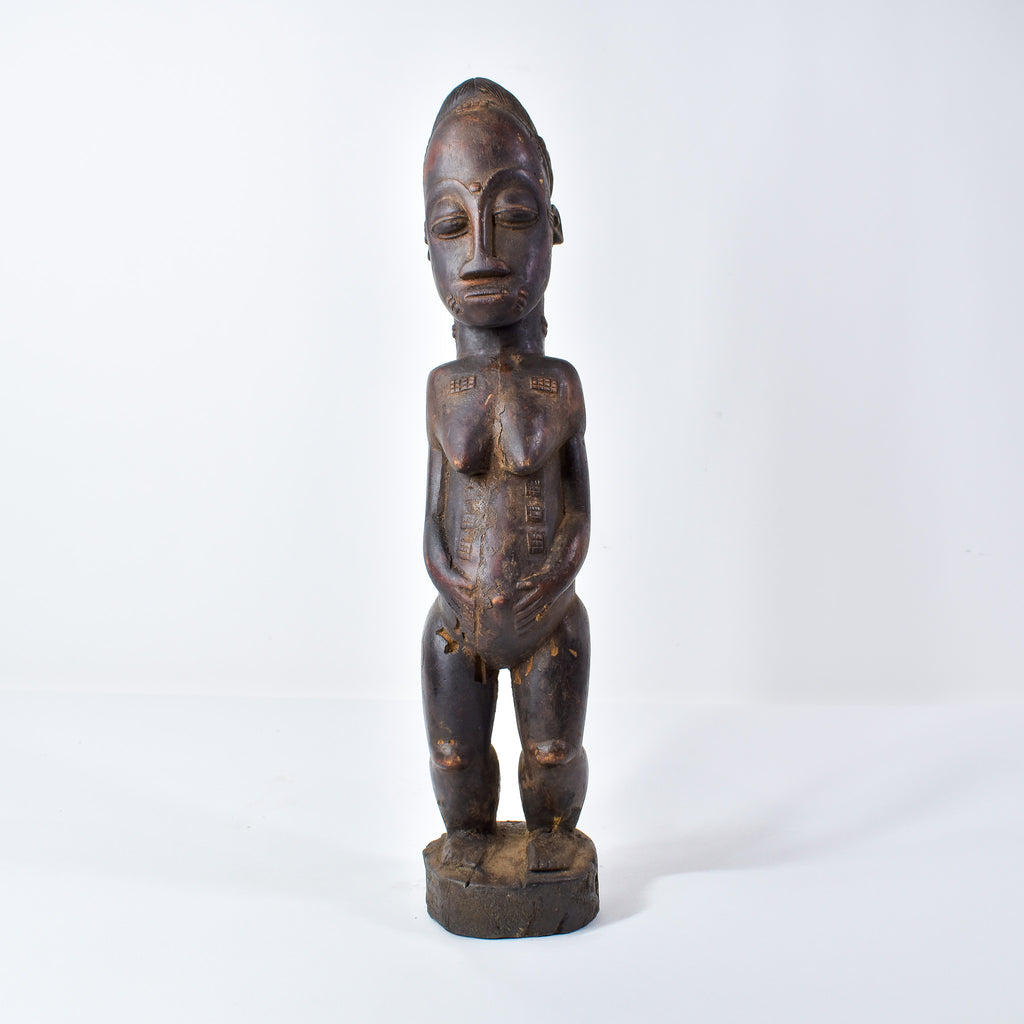 Baule Standing Figure Côte d'Ivoire