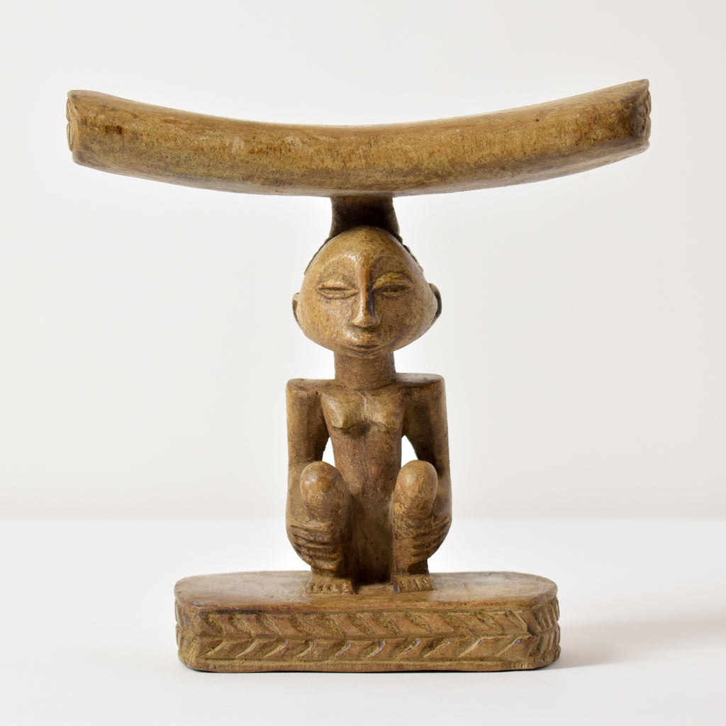 Luba Figural Miniature Headrest Congo