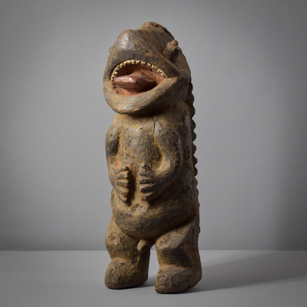 Mambila Crocodile Figure Tadep Cameroon