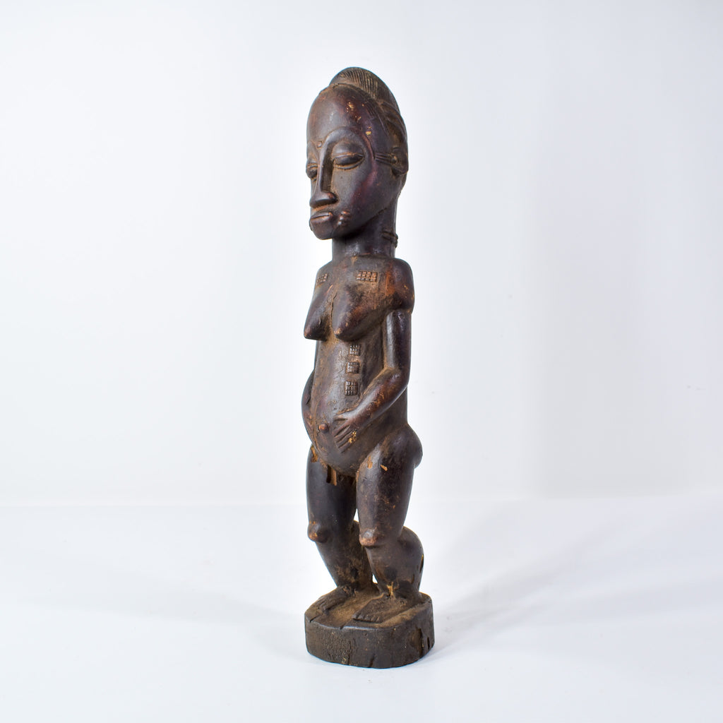 Baule Standing Figure Côte d'Ivoire