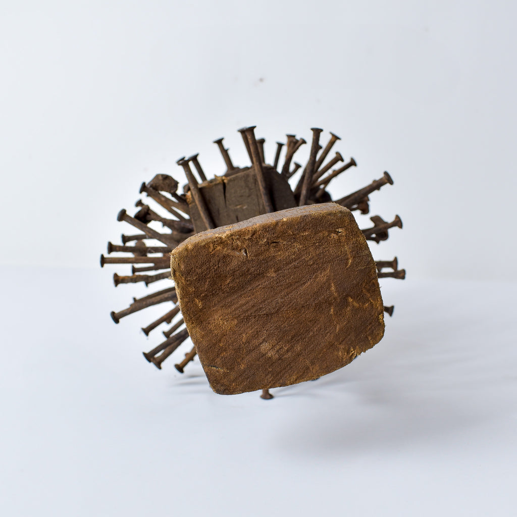Bakongo Nkisi Power Nail Fetish Figure Congo