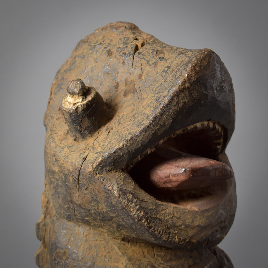 Mambila Crocodile Figure Tadep Cameroon