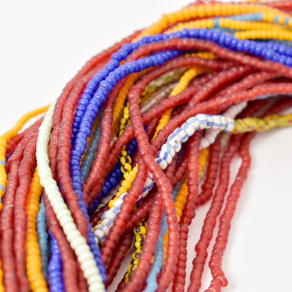 Baule Tamba Multicolor Seed Bead Necklace Sidley Collection