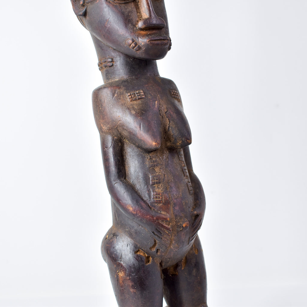 Baule Standing Figure Côte d'Ivoire