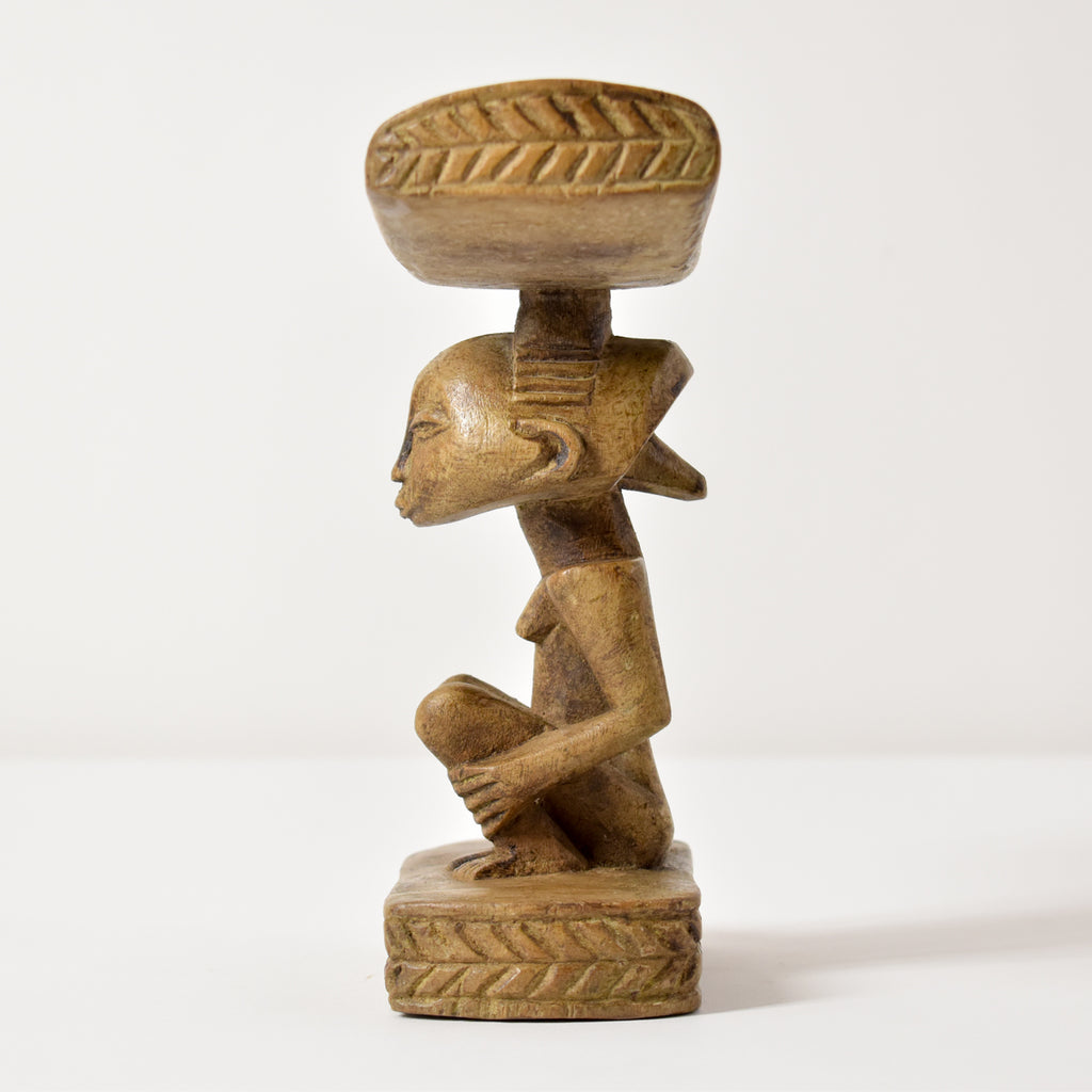 Luba Figural Miniature Headrest Congo