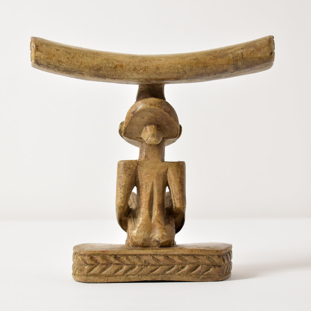 Luba Figural Miniature Headrest Congo