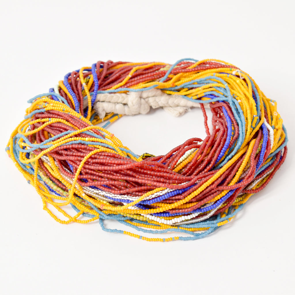 Baule Tamba Multicolor Seed Bead Necklace Sidley Collection