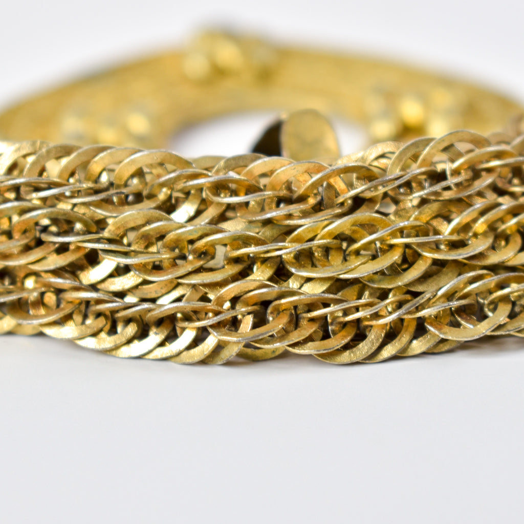 Yoruba Gilded Brass Necklace Nigeria