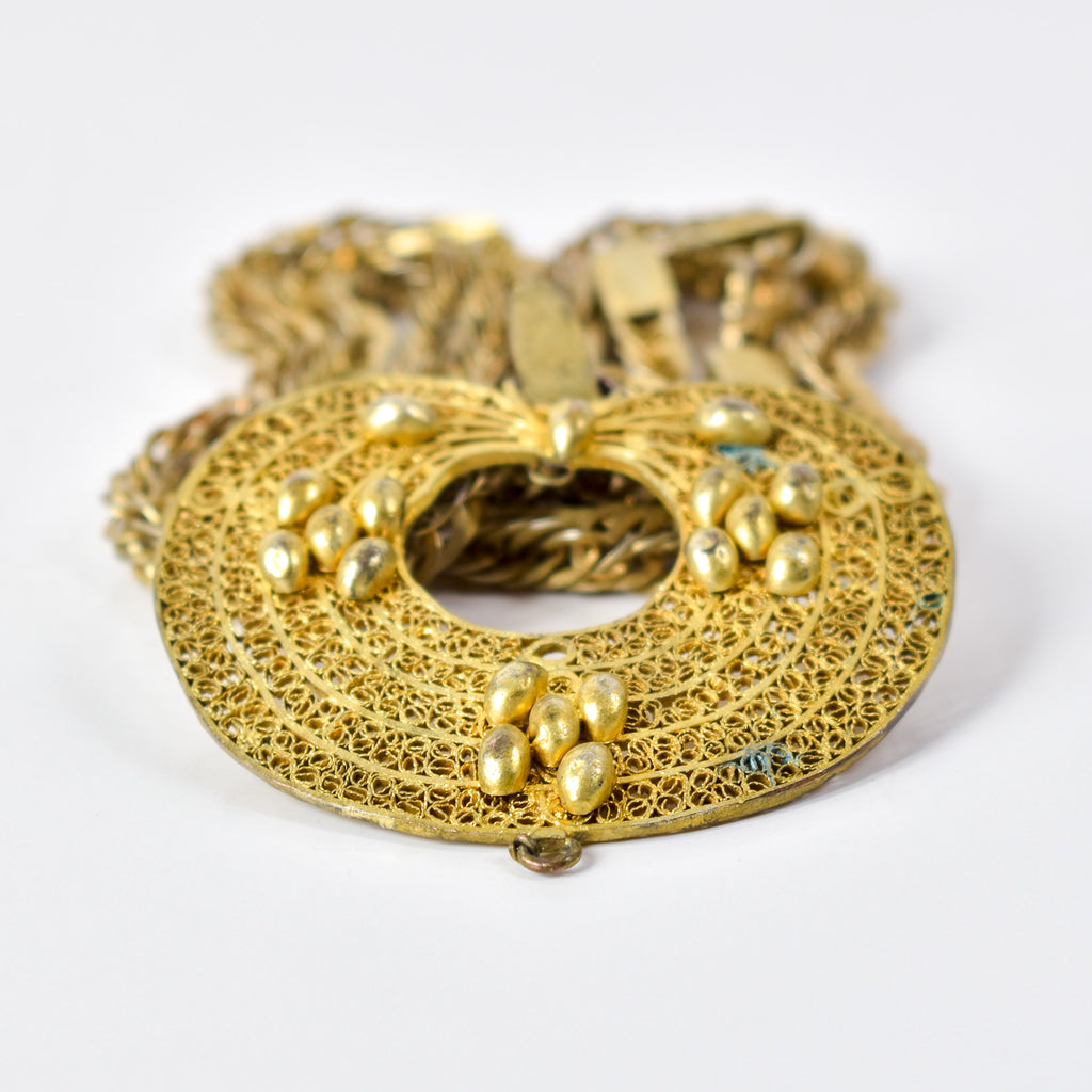 Yoruba Gilded Brass Necklace Nigeria