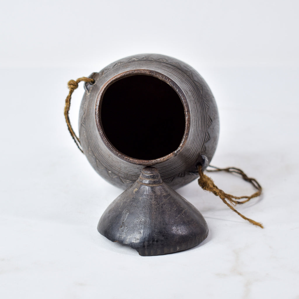 Shi (Bashi) African Child’s Wooden Milk Cup with Lid