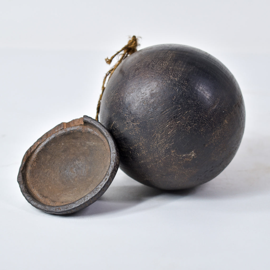 Shi (Bashi) African Child’s Wooden Milk Cup with Lid
