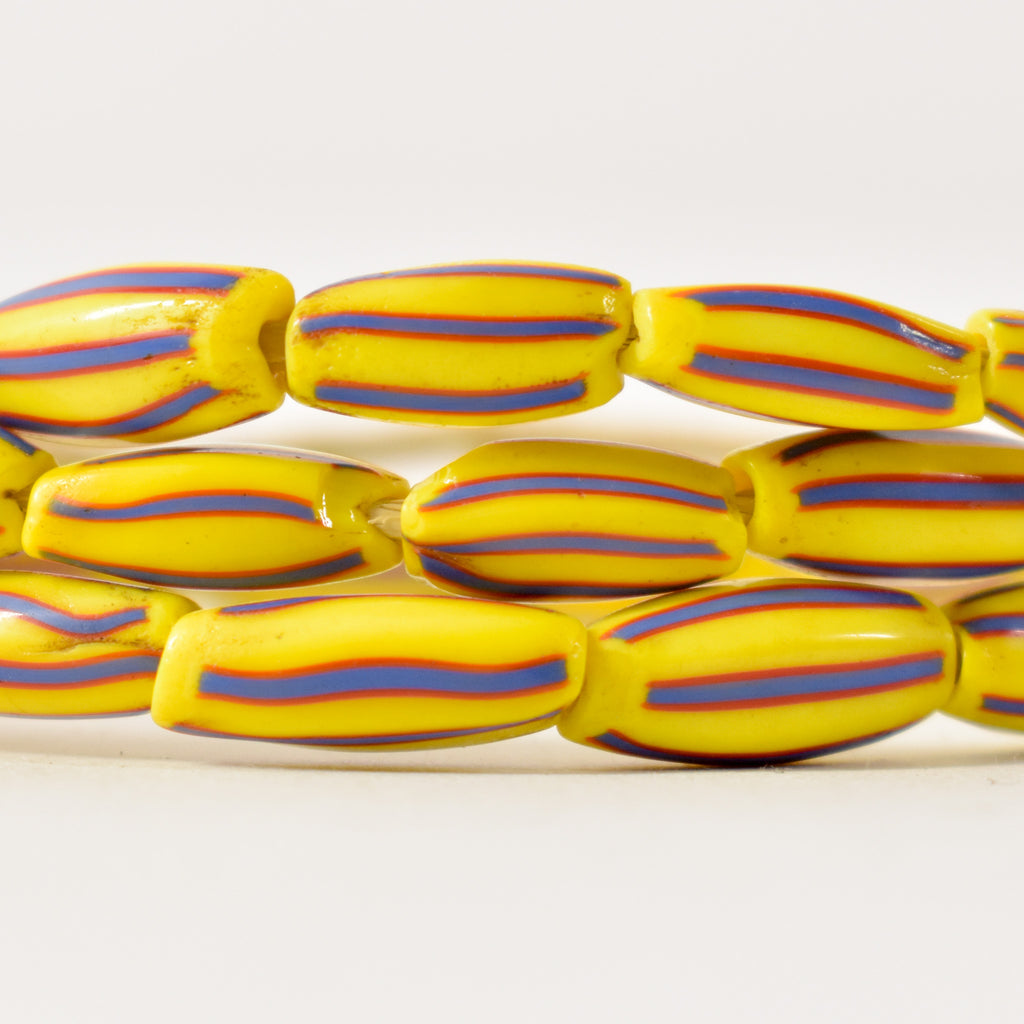 Rare Striped Melon Venetian Trade Beads