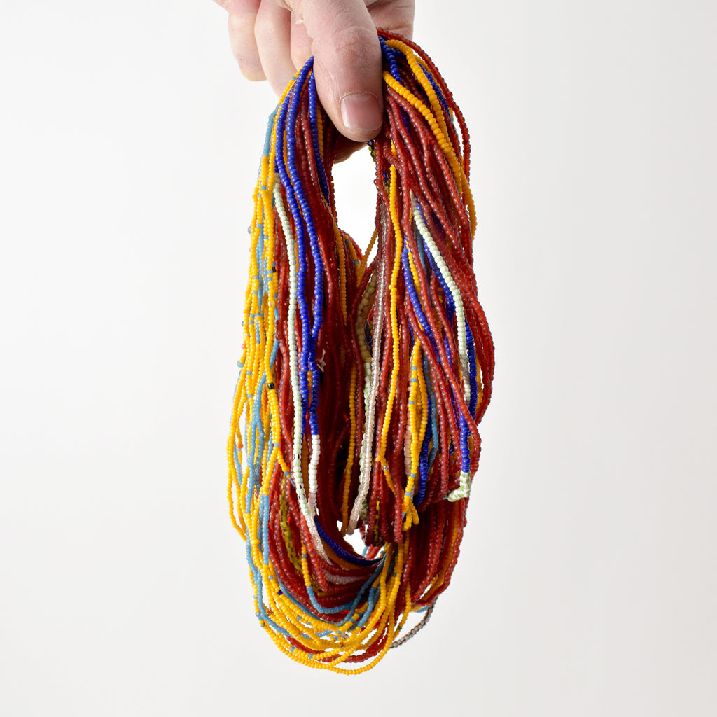 Baule Tamba Multicolor Seed Bead Necklace Sidley Collection