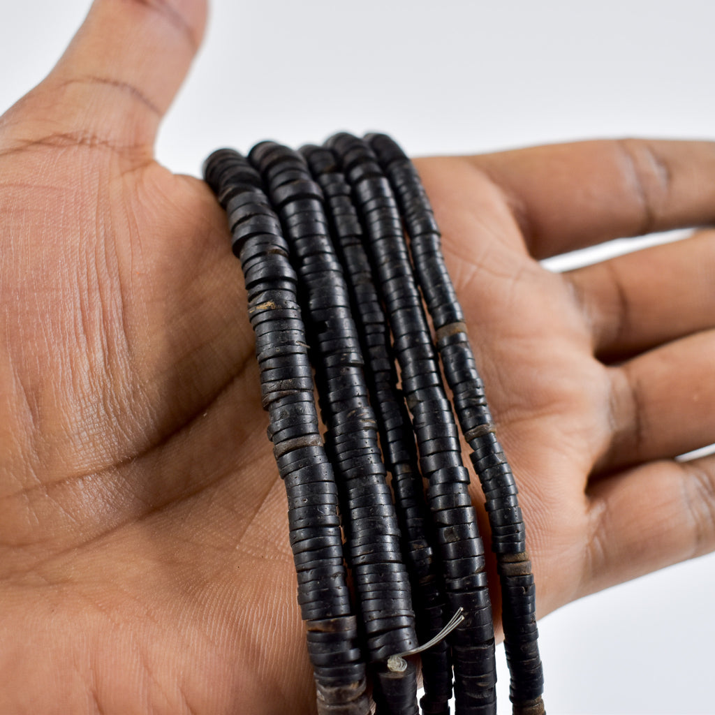 5 Strands Coconut Shell Heishi Beads