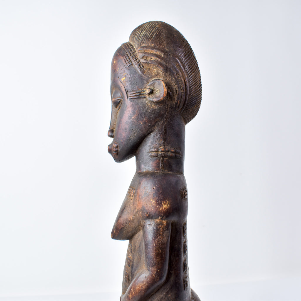 Baule Standing Figure Côte d'Ivoire