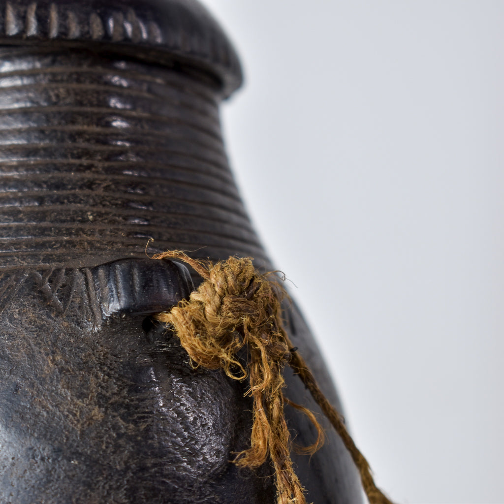 Shi (Bashi) African Child’s Wooden Milk Cup with Lid